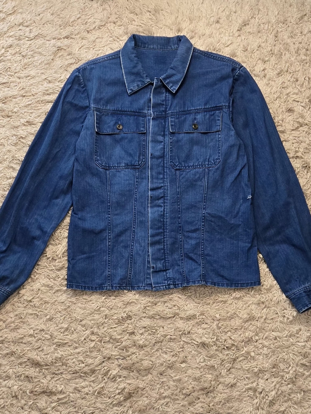 VTG 1952 British Remploy HBT Military Button Down M